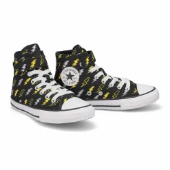 Converse CTAS 1V - Bolts Kids Black/Golden Wren/Ghost Town New
