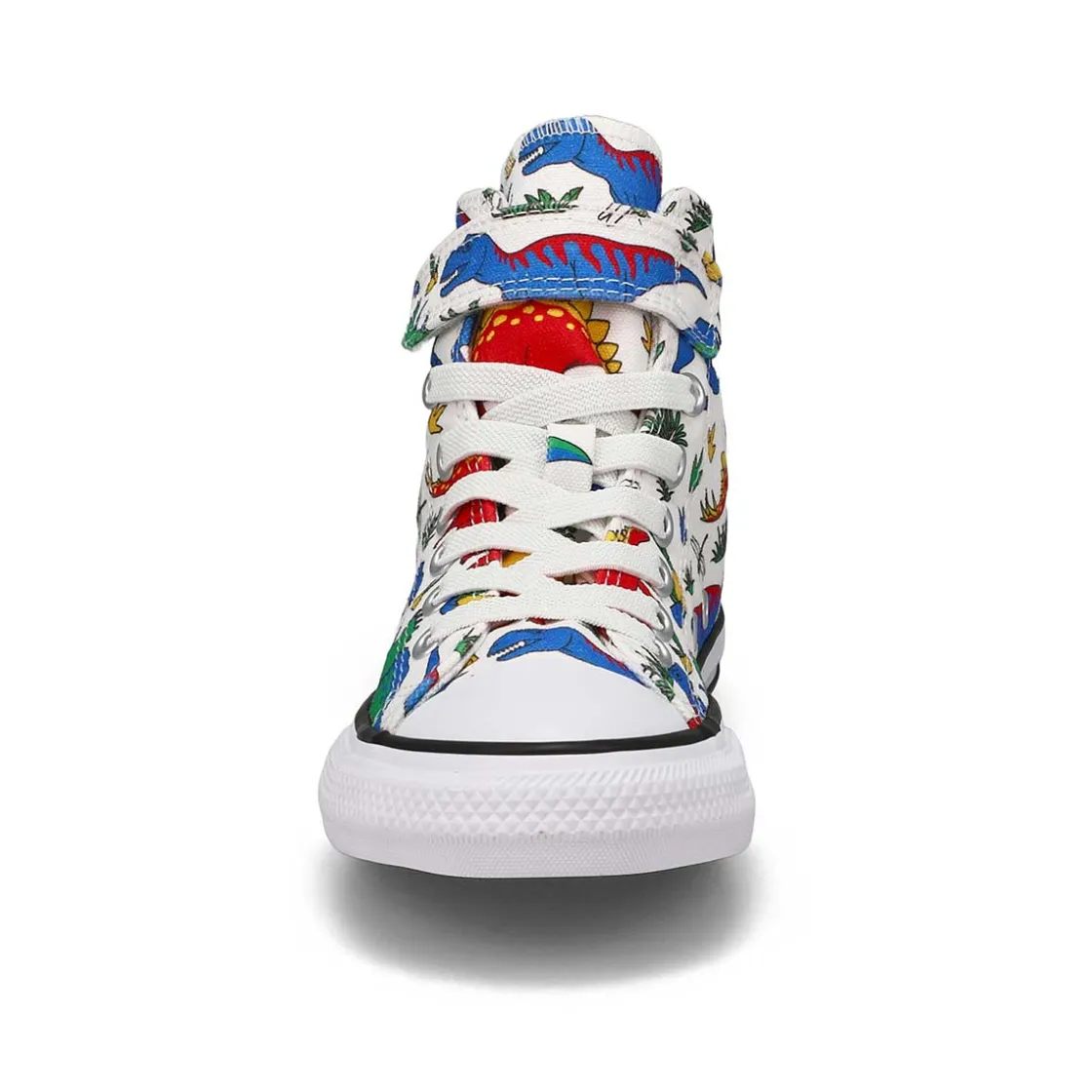 Converse CTAS 1V Dinocons Kids White/Blue/Red Discount
