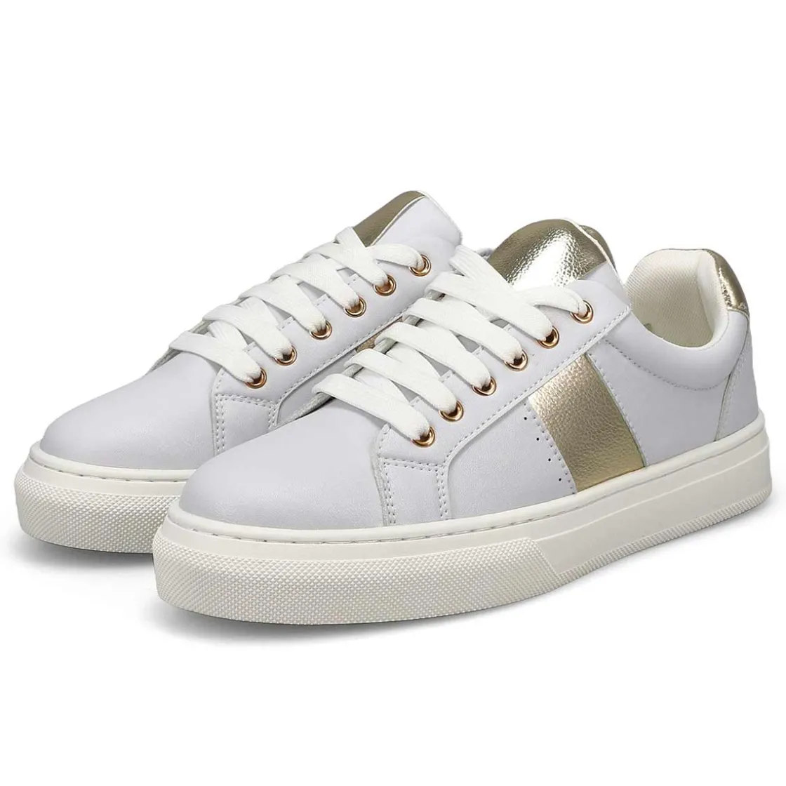 Steve Madden Dell Women White/Gold Sale