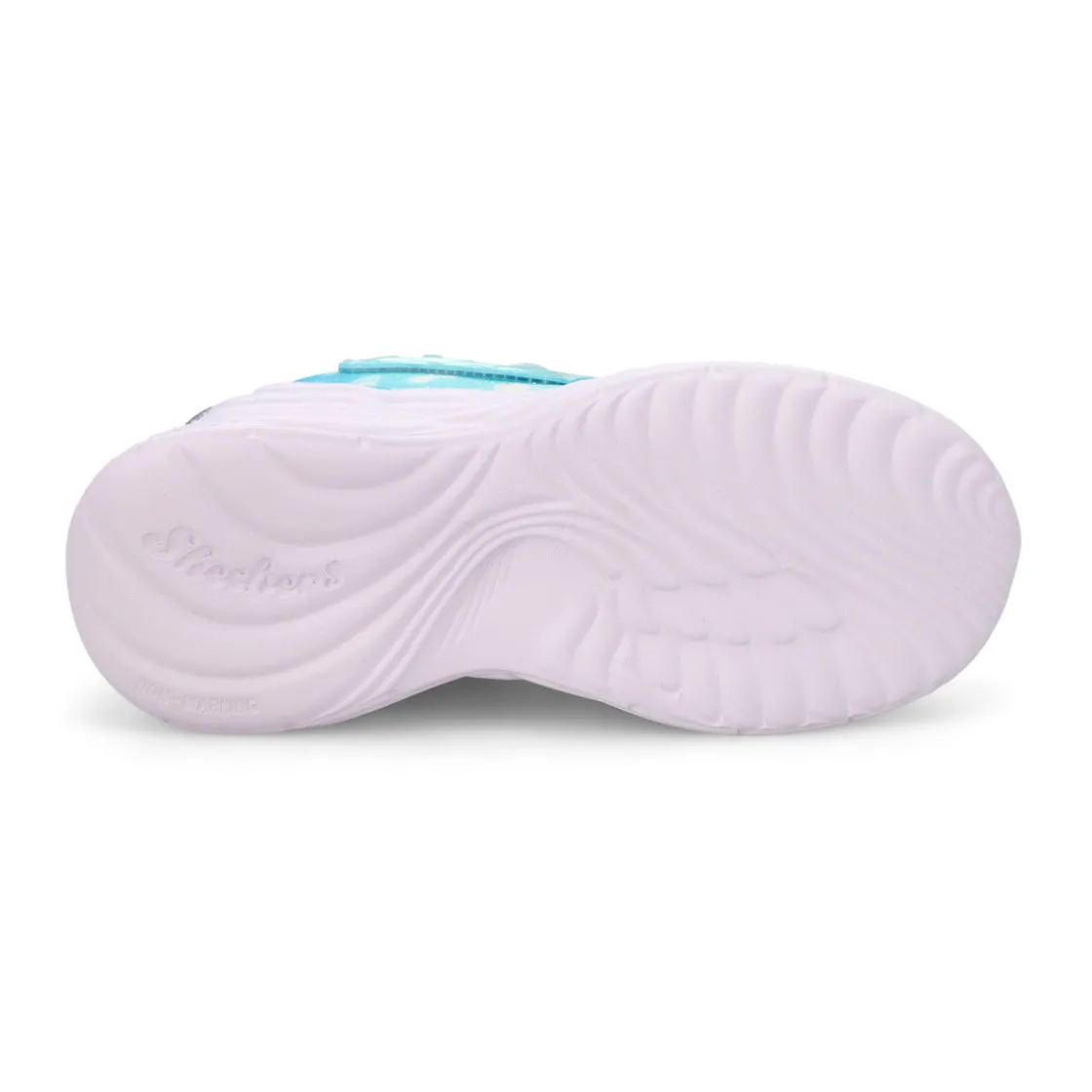 Skechers Dream Racer Wing Brites Girls Silver/Lavender New