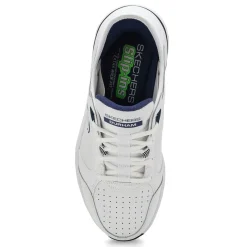 Skechers Durham Delvor Men Whte/Navy Sale