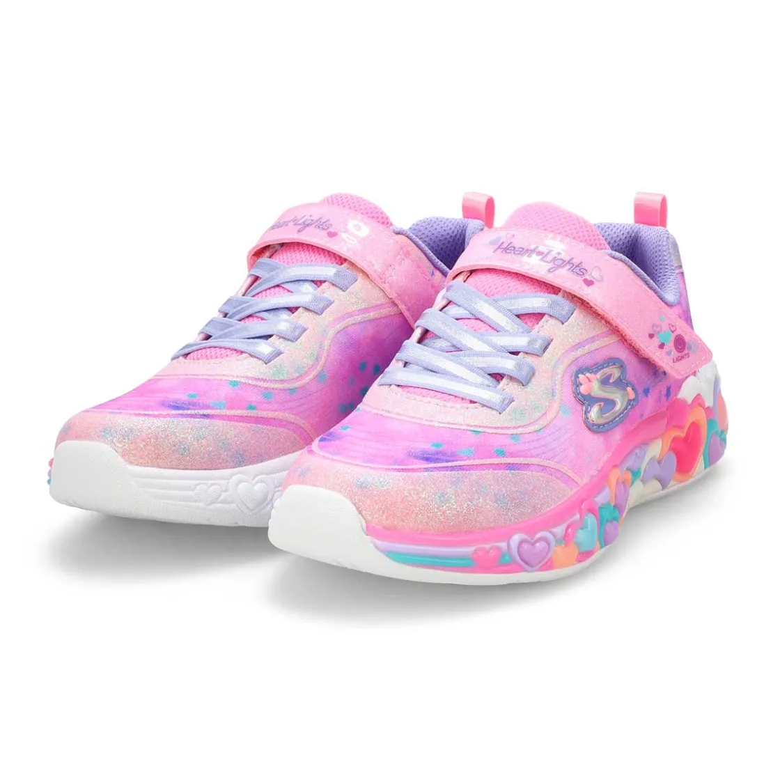 Skechers Eternal Heart Lights Girls New