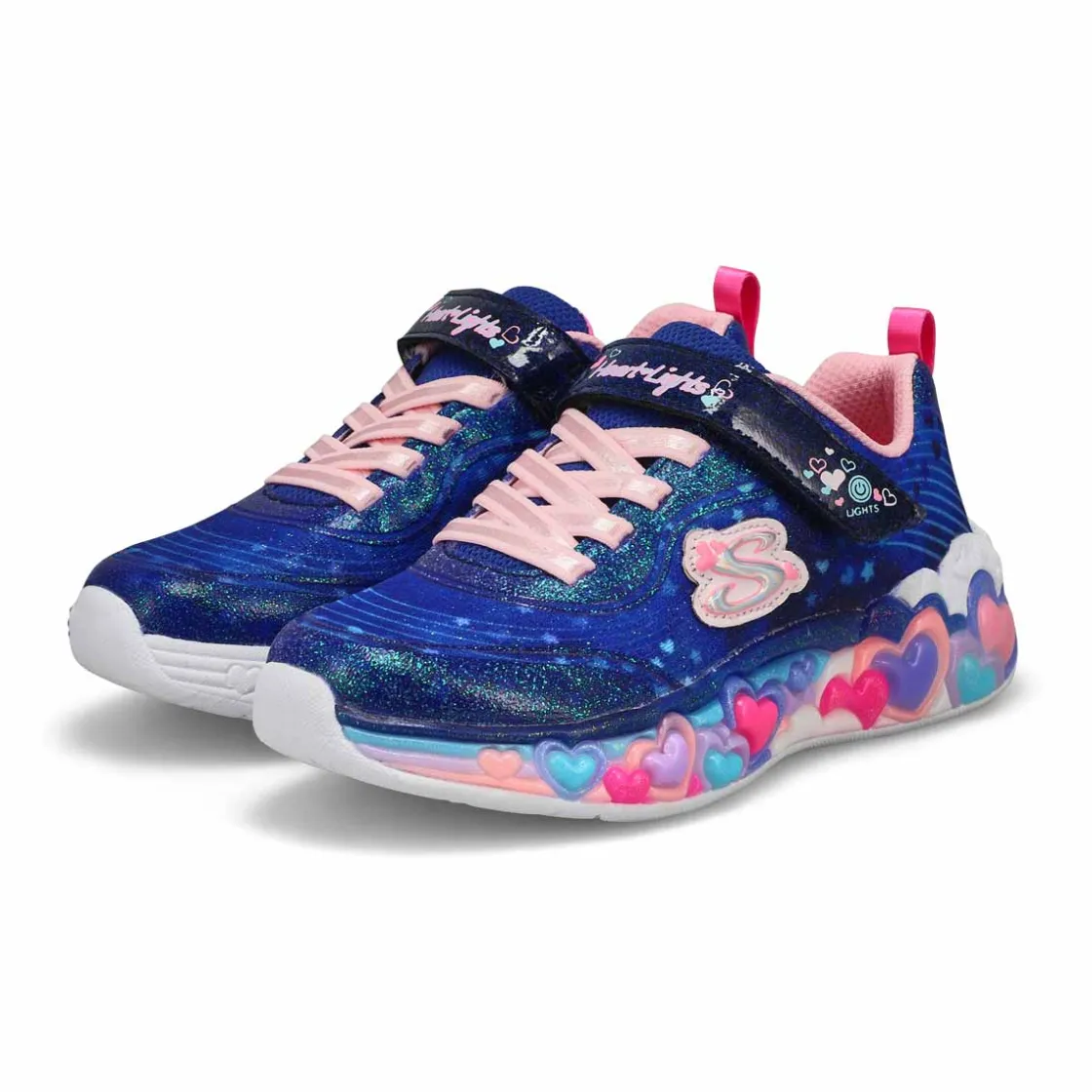 Skechers Eternal Heart Lights Girls New