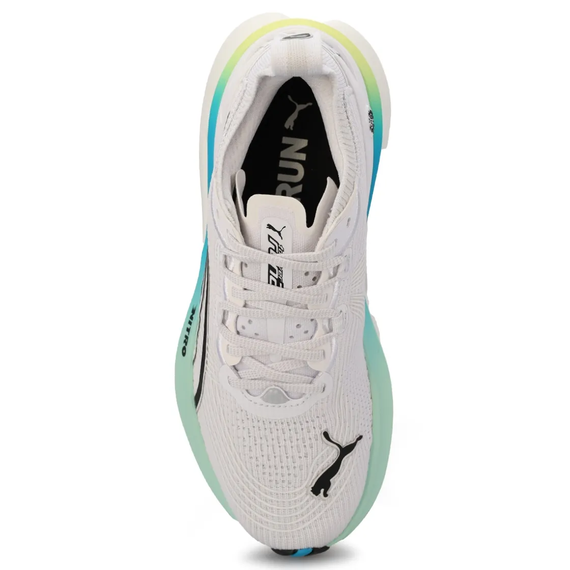 Puma ForverRun Nitro 2 Women White/ Mint Melt Hot