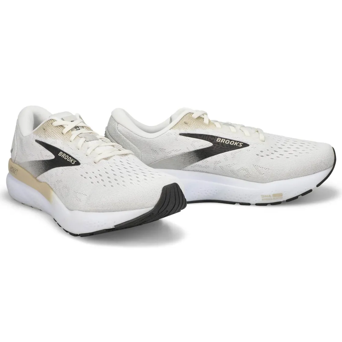 Brooks Ghost 16 Men White/Pelican/Oyster Clearance