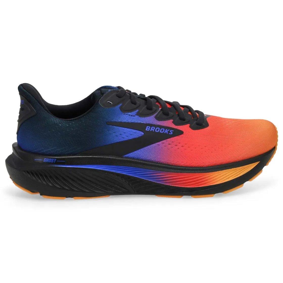 Brooks Ghost 17 Men Night/Blue/Papaya Outlet