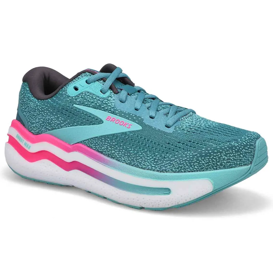 Brooks Ghost Max 2 Women Storm Blue/Knockout Pink/Aqua Outlet