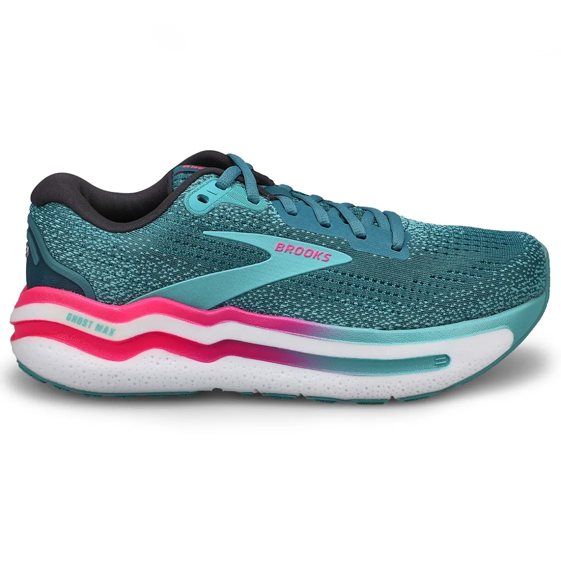 Brooks Ghost Max 2 Women Storm Blue/Knockout Pink/Aqua Outlet