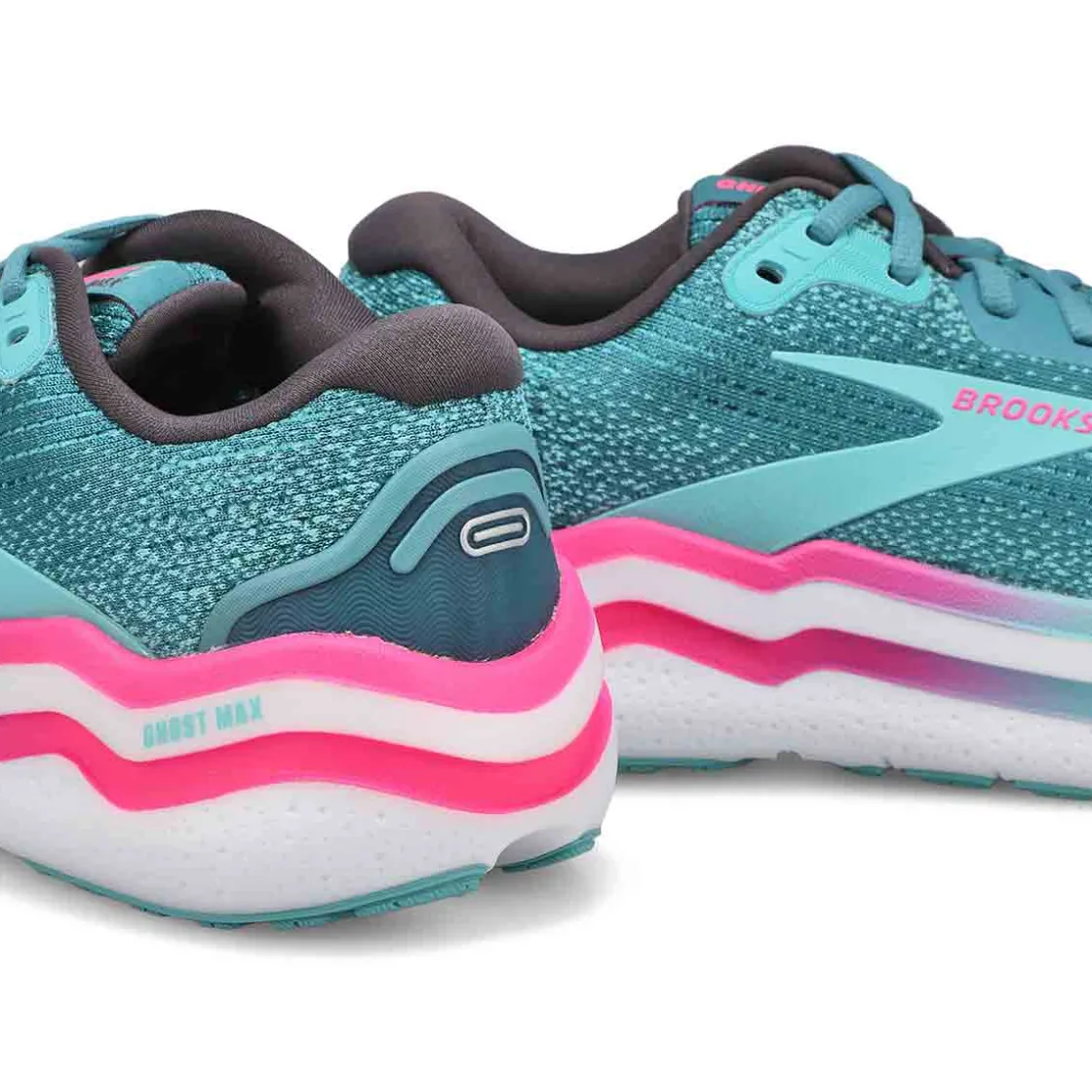 Brooks Ghost Max 2 Women Storm Blue/Knockout Pink/Aqua Outlet