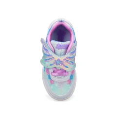 Skechers Glimmer Kicks Magical Wings Baby and Toddlers Blue/Lavender New