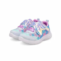 Skechers Glimmer Kicks Magical Wings Baby and Toddlers Blue/Lavender New