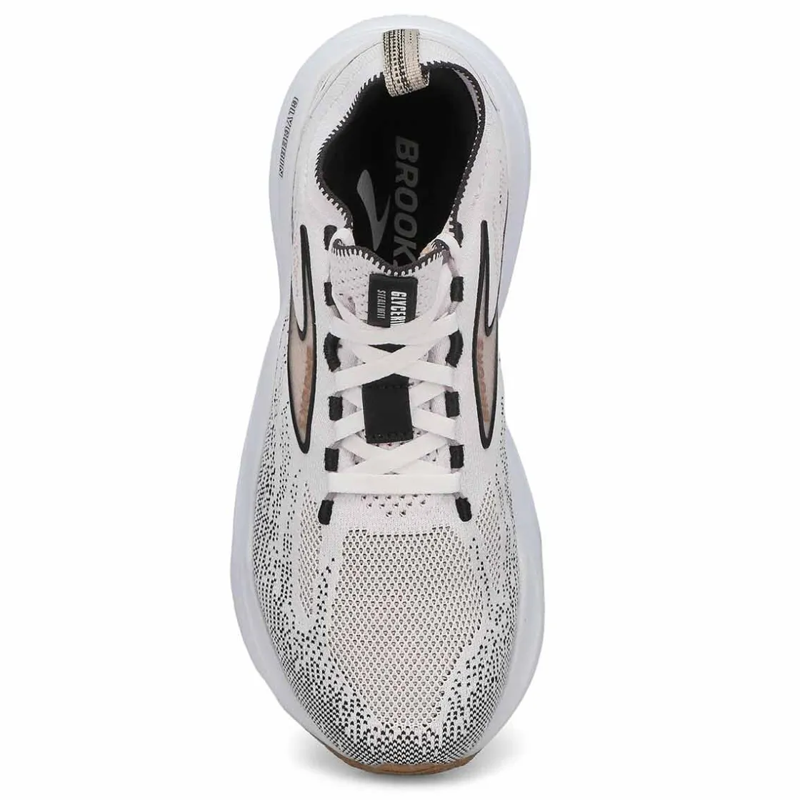 Brooks Glycerin StealthFit 21 Women White/Grey/Black New
