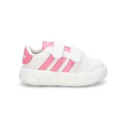 Adidas Grand Court 2.0 CF I Baby and Toddlers White/Bliss Pink/Black New