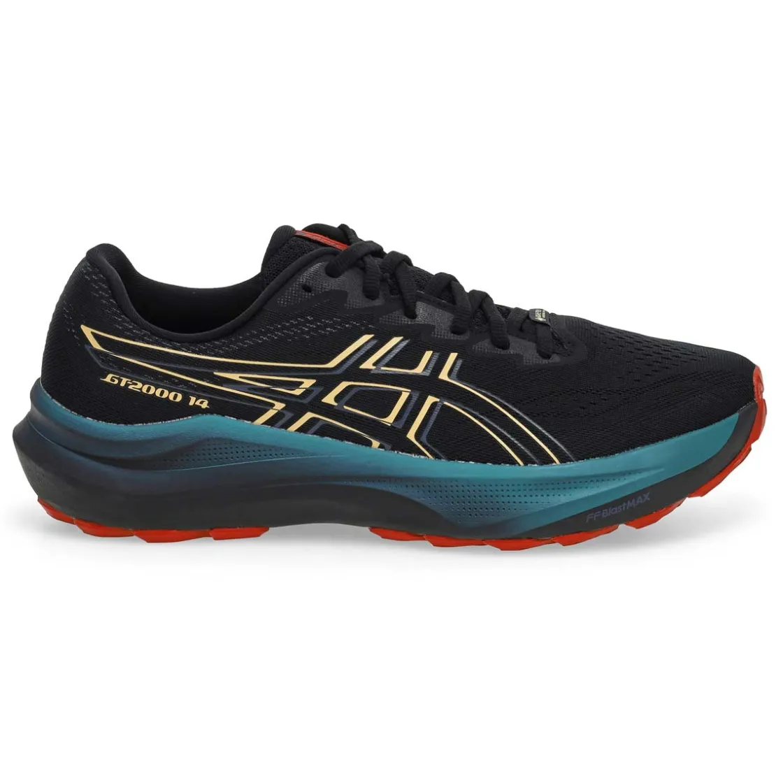 Asics GT-2000 14 GTX Men Black/Apricot Crush New