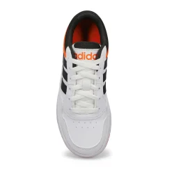 Adidas Hoops 3.0 K Kids White/Black/Orange Discount
