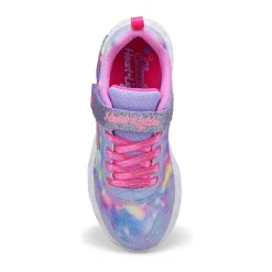 Skechers Infinite Heart Lights Girls Lavender/Multi Best