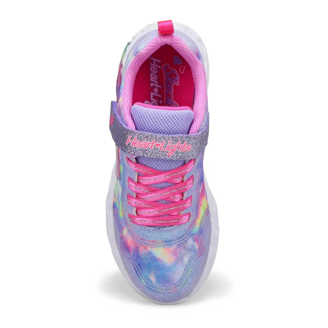 Skechers Infinite Heart Lights Girls Lavender/Multi Best