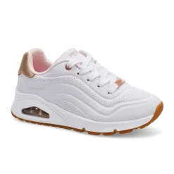 Skechers JGoldcrown Uno Lite - Metallic Love Girls Sale