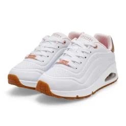 Skechers JGoldcrown Uno Lite - Metallic Love Girls Sale