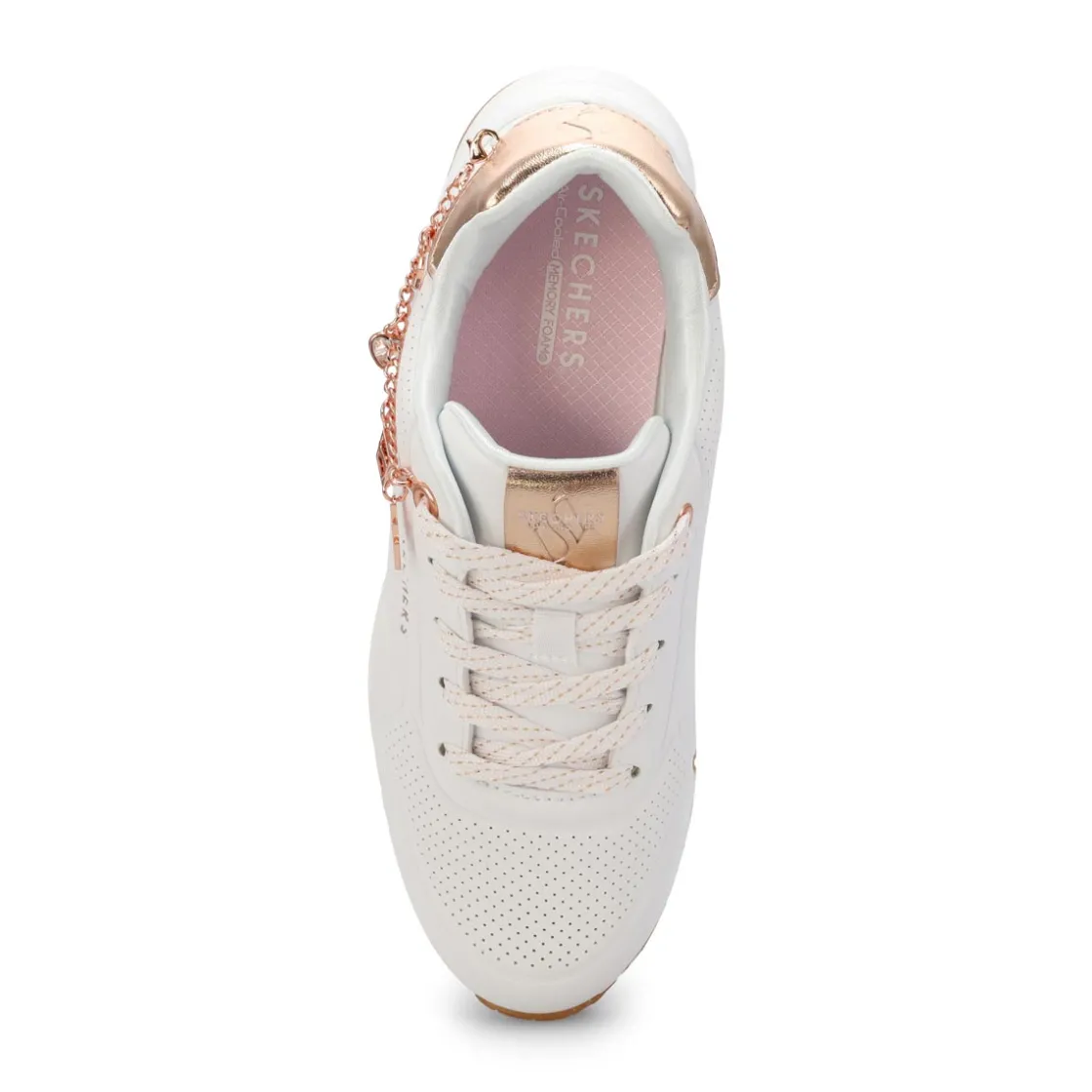 Skechers JGoldcrown Uno Lite - Metallic Love Girls