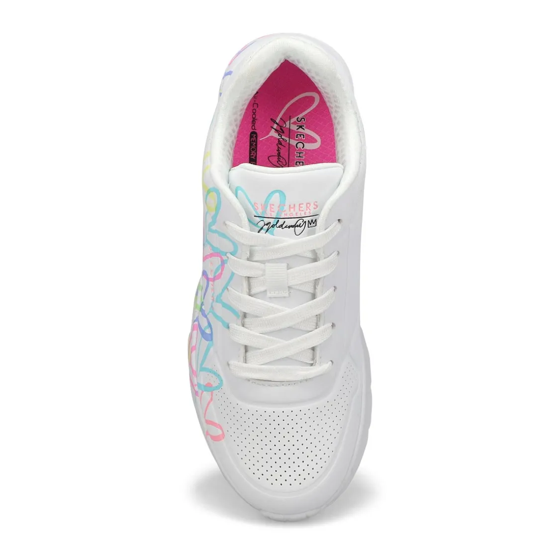 Skechers JGoldcrown Uno Lite - Metallic Love Girls