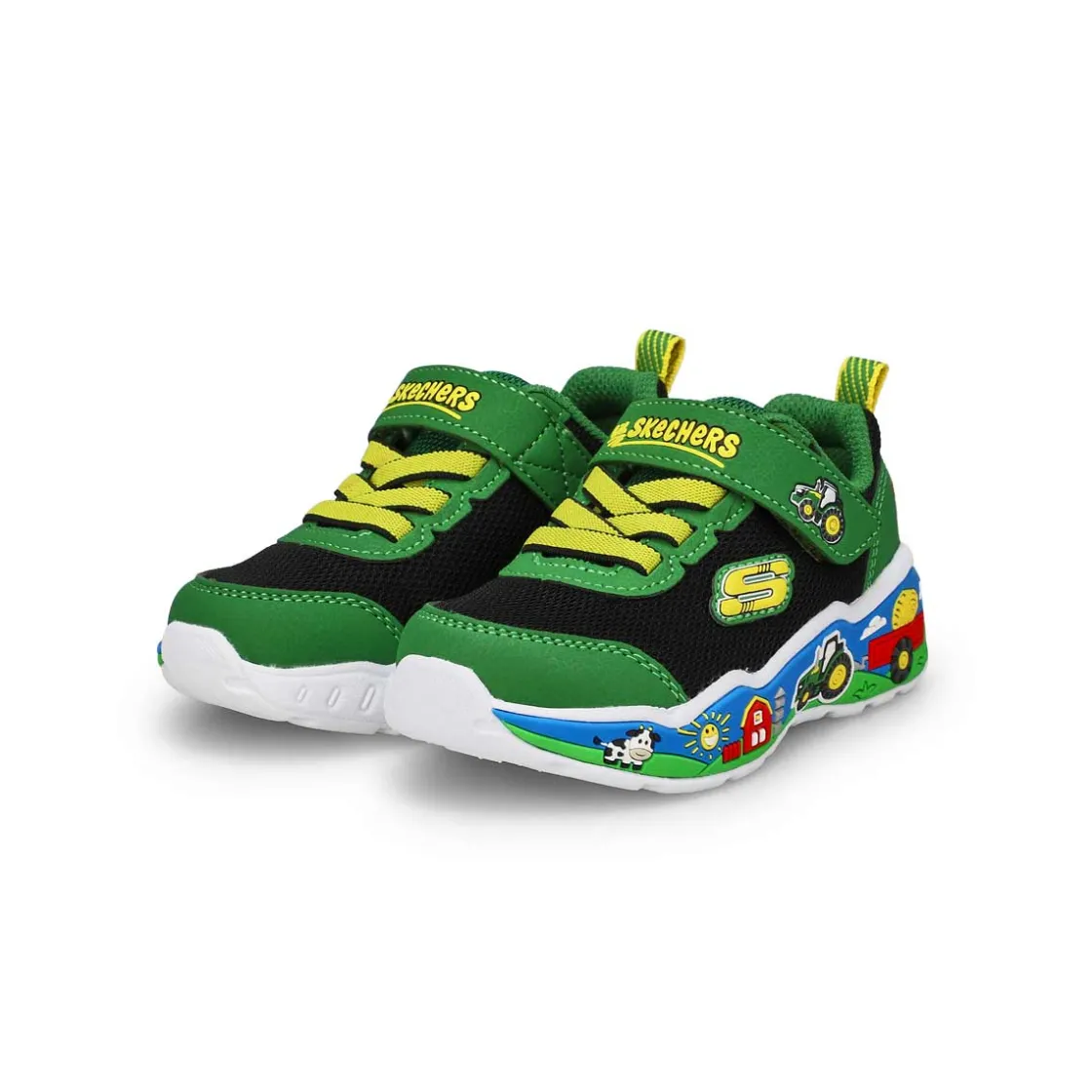 Skechers John Deere: Play Scene - Barn Squad Baby and Toddlers Green/Black Online