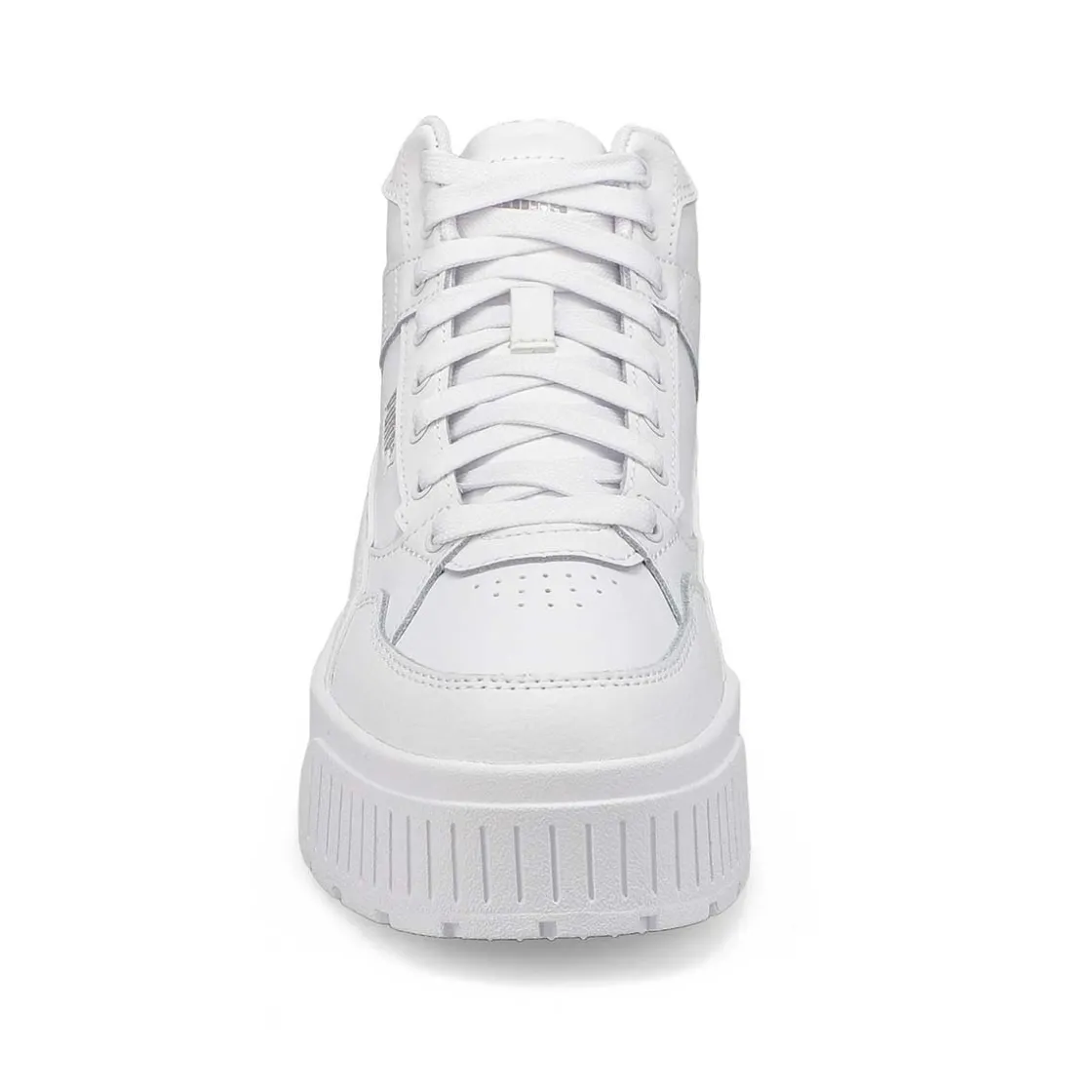 Puma Karmen II Idol Mid Women White/White/SIlver Hot