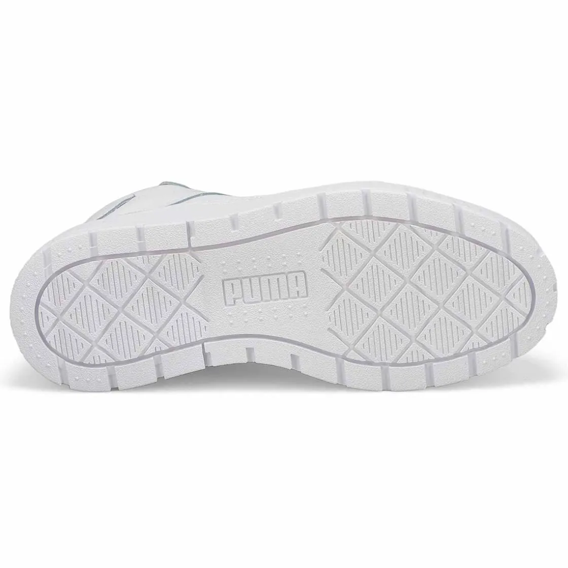 Puma Karmen II Idol Mid Women White/White/SIlver Hot