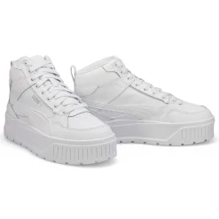 Puma Karmen II Idol Mid Women White/White/SIlver Hot