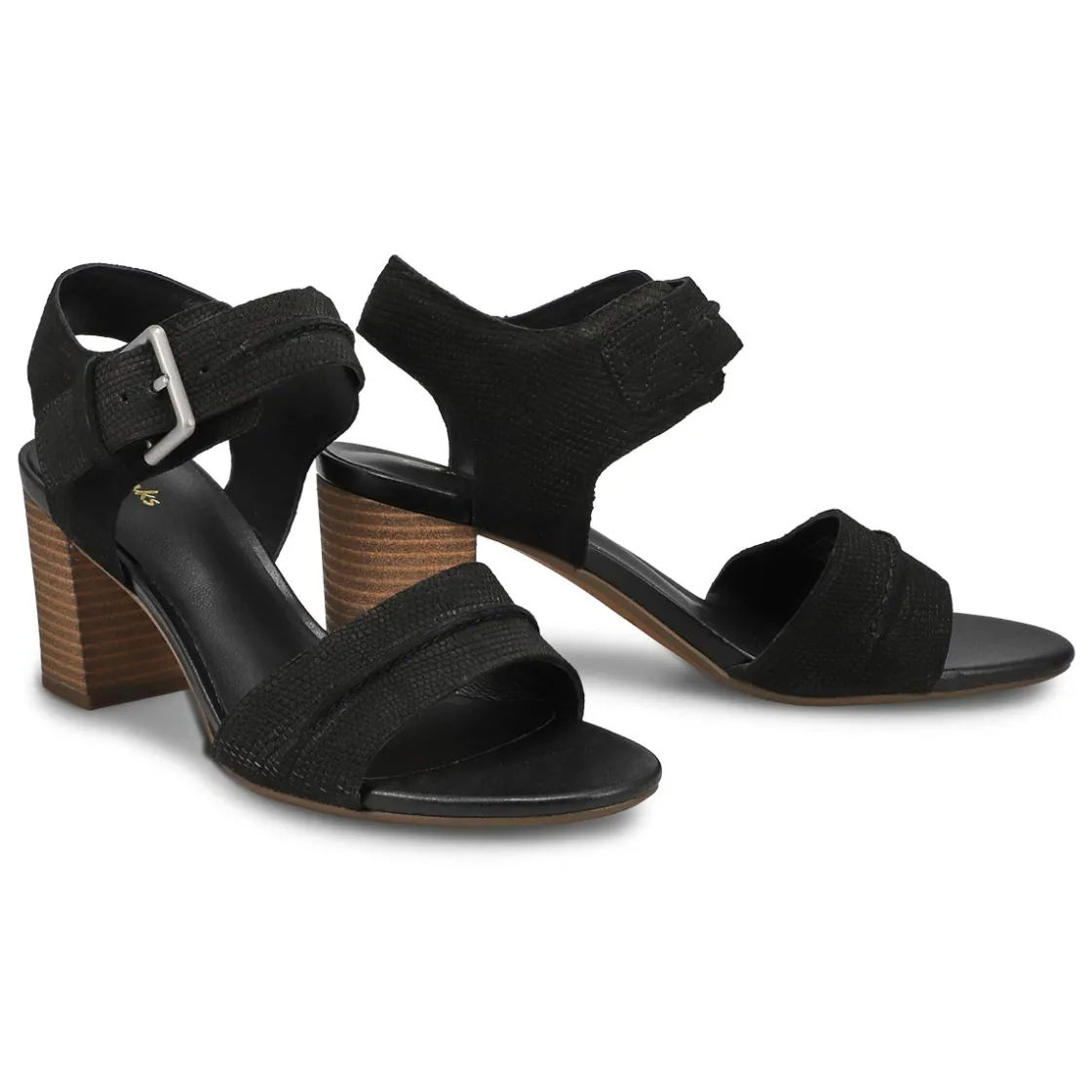 Clarks KarseaHi Seam Women Black Clearance