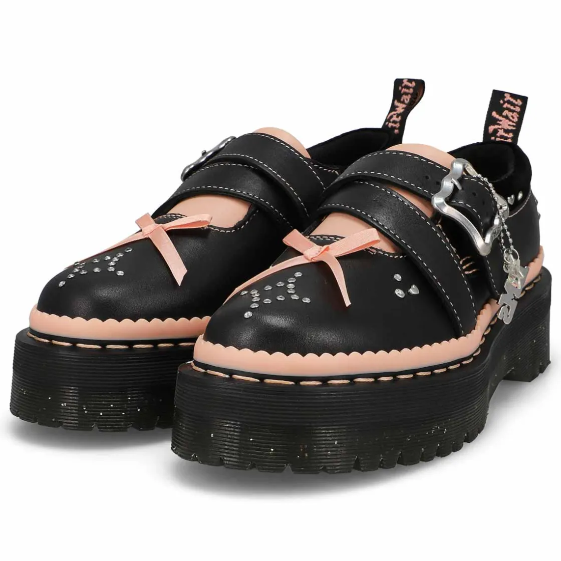 Dr Martens Kemsley Women Black/Powder Pink Hot