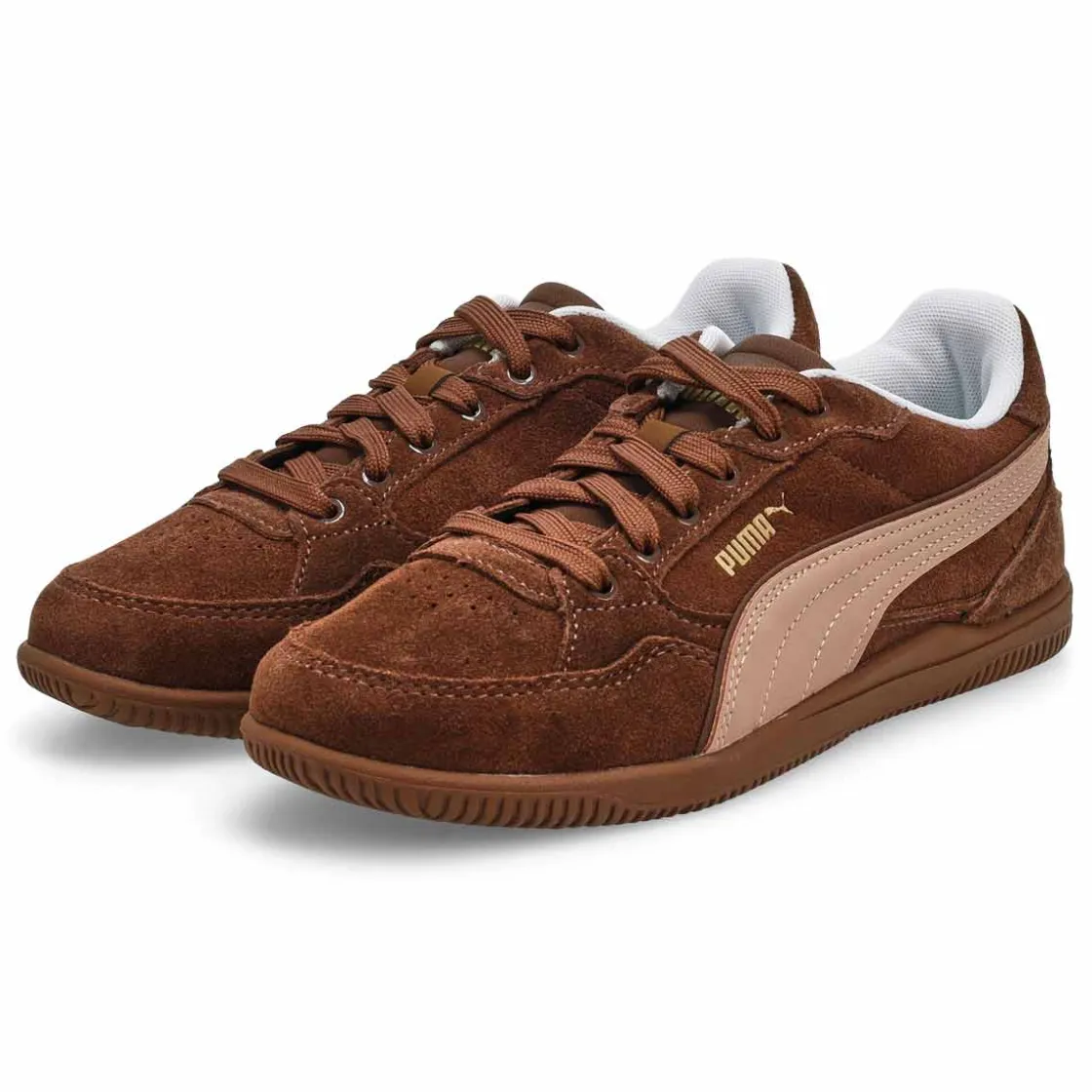 Puma K-Moda SD Women Chestnut Brown/Rose Latte/White Clearance