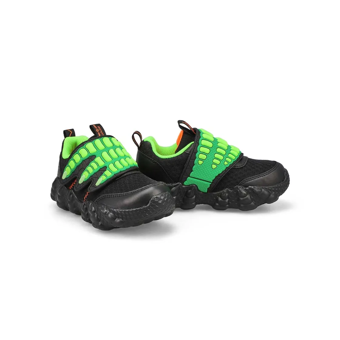 Skechers Lil'Saurus Claw Hunter Baby and Toddlers Black/Lime Outlet