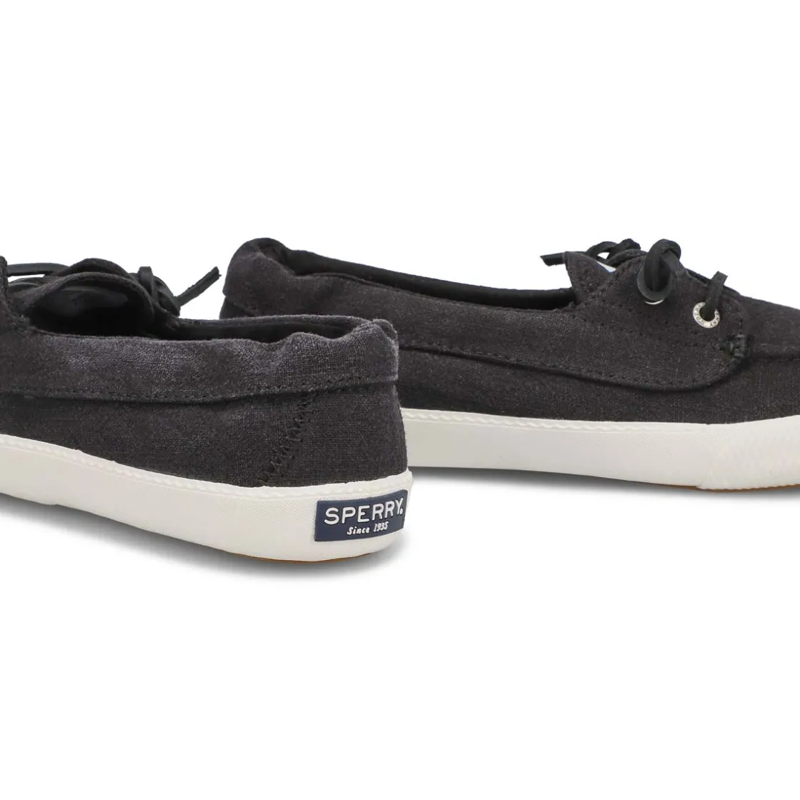 Sperry Lounge Away 2 Linen Women Black New