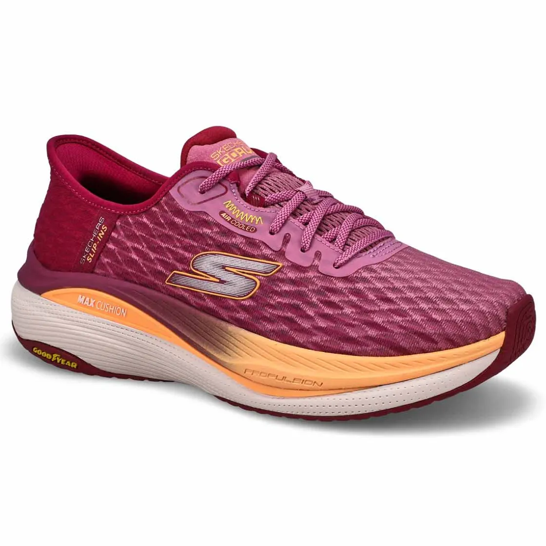 Skechers Max Cushioning Pro Women Raspberry/Orange Outlet