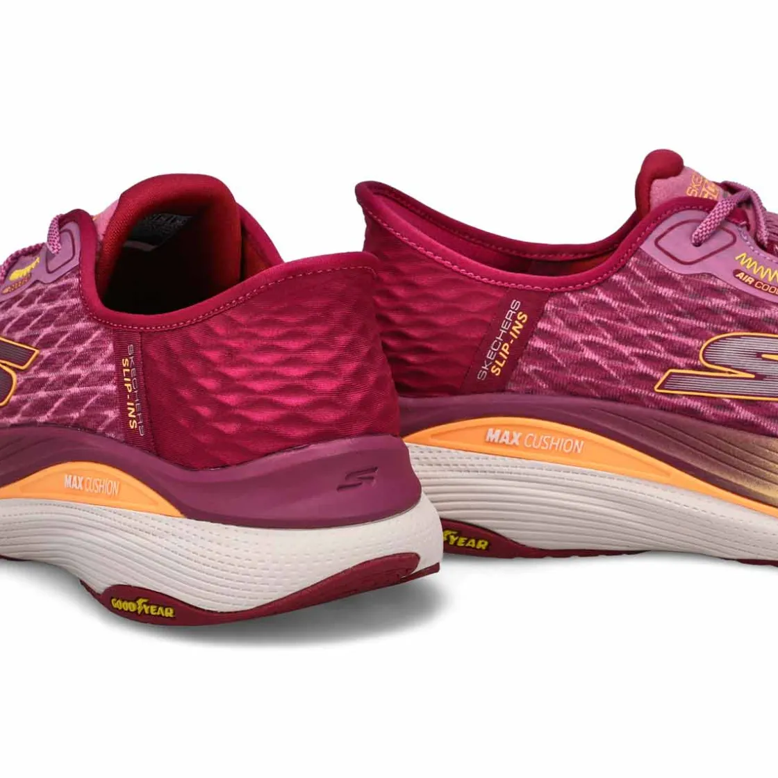 Skechers Max Cushioning Pro Women Raspberry/Orange Outlet