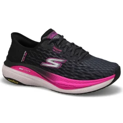 Skechers Max Cushioning Pro Women Black/Hot Pink Outlet