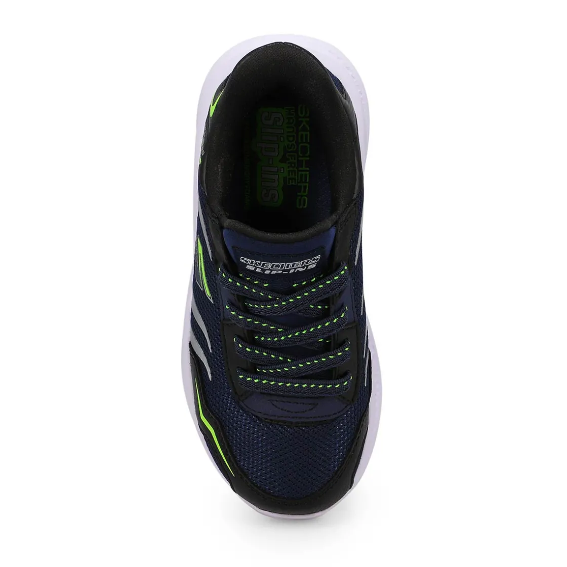 Skechers Meteor-lights Brisk-Beams Boys Navy/Black Discount