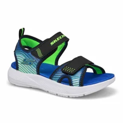 Skechers Microspec-Splash Boys Black/Lime
