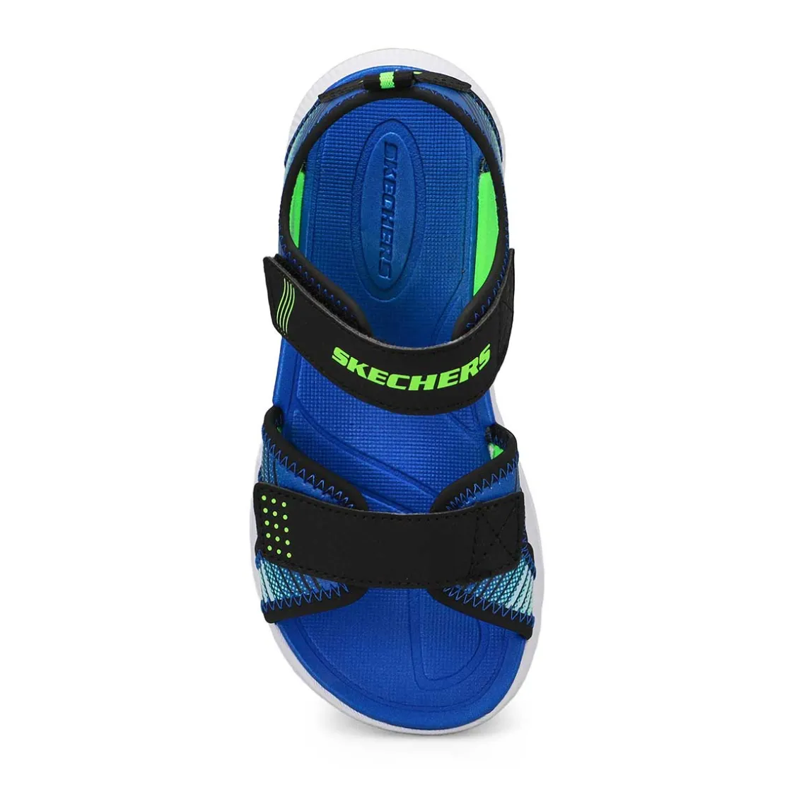 Skechers Microspec-Splash Boys Black/Lime