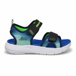 Skechers Microspec-Splash Boys Black/Lime