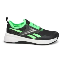 Reebok Nano Play Slip-On Kids Grey/Black/Solar Lime Clearance