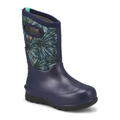 Bogs Neo-Classic Firework Floral Girls Navy/Multi Online