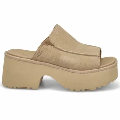 UGG New Heights Slide Women Mustard Seed Sale