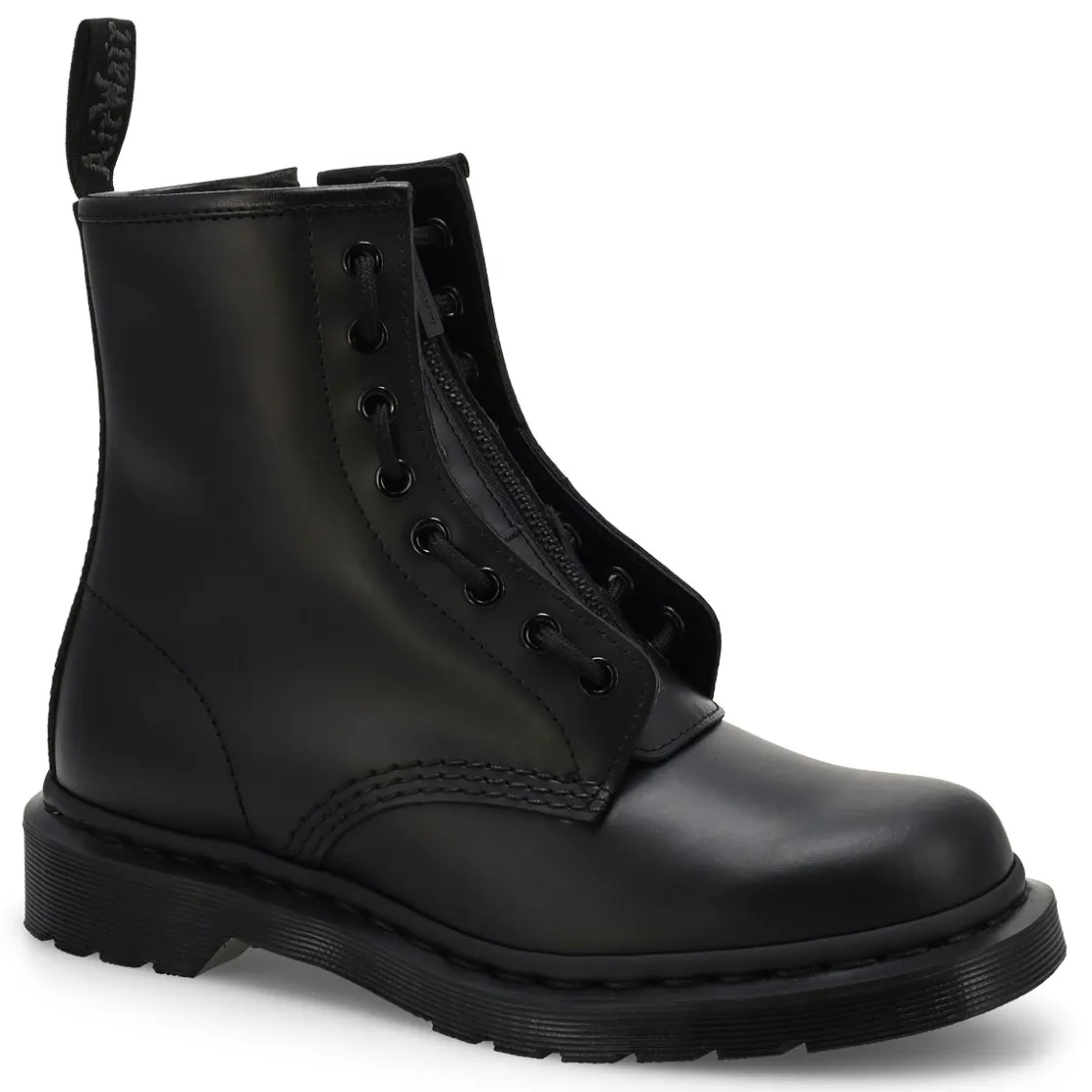 Dr Martens Pascal Zip Mono Unisex Black Smooth Discount