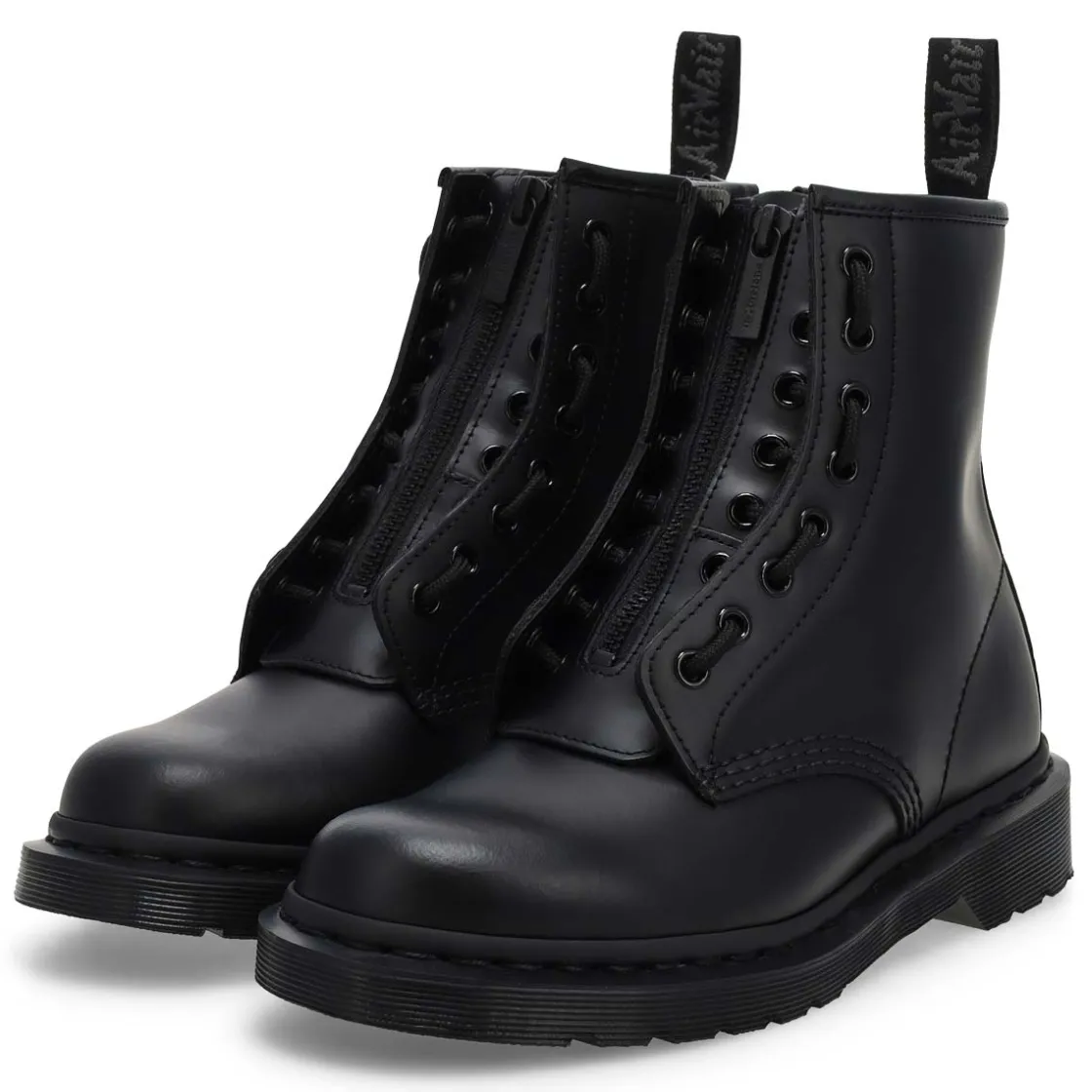 Dr Martens Pascal Zip Mono Unisex Black Smooth Discount