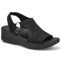 Skechers Pier-Lite Circle Back Women Black/Black Clearance
