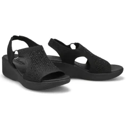 Skechers Pier-Lite Circle Back Women Black/Black Clearance
