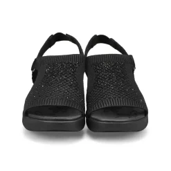 Skechers Pier-Lite Circle Back Women Black/Black Clearance