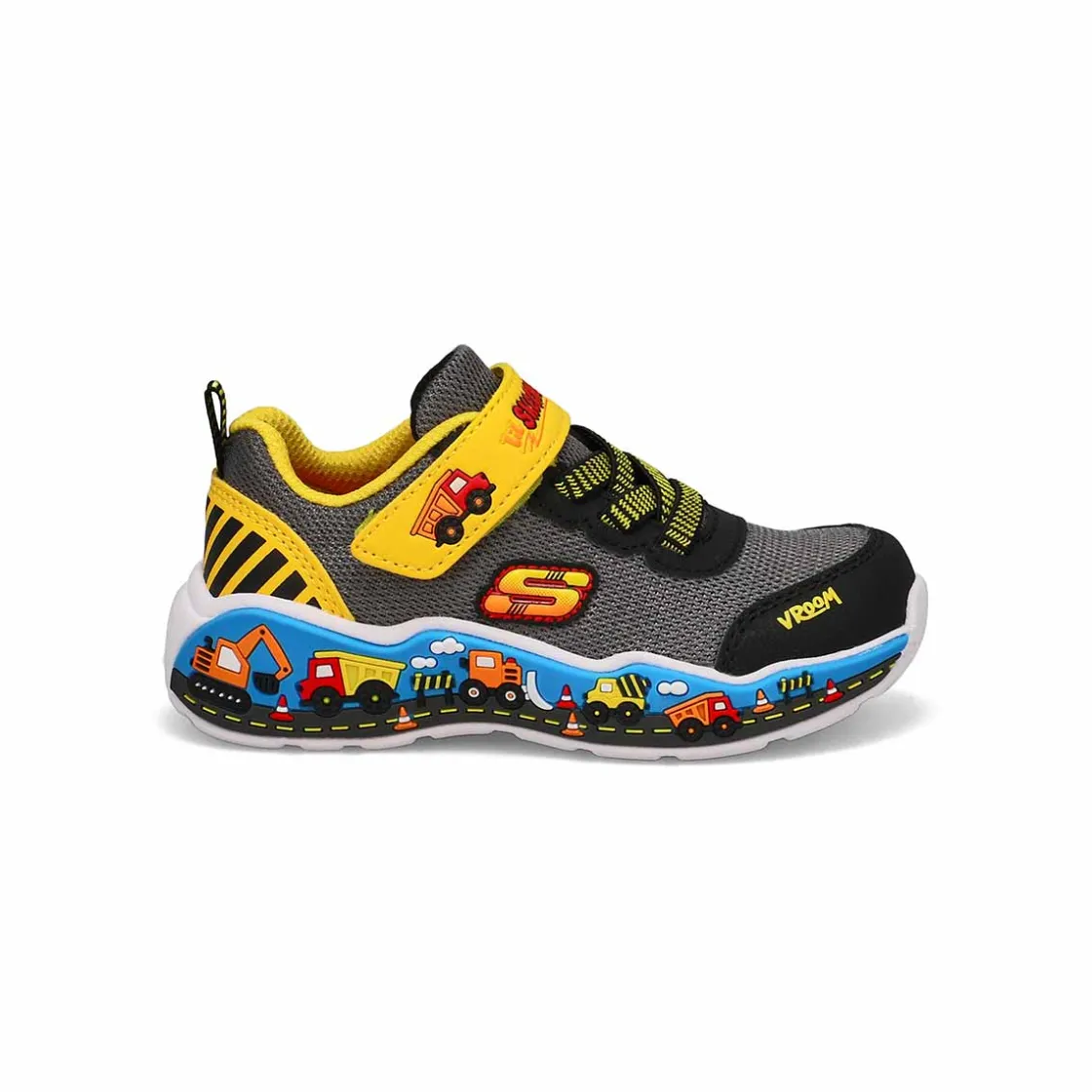 Skechers Play Scene Baby and Toddlers Black/Yellow Sale